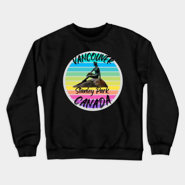 Vancouver Canada Stanley Park Crewneck Sweatshirt by Aspectartworks